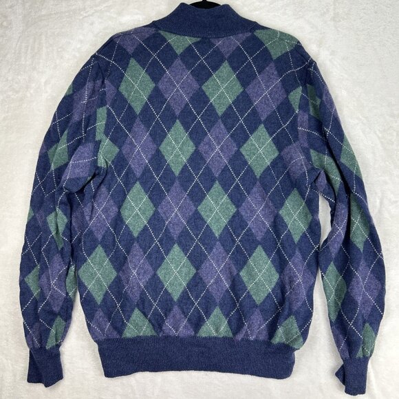 POLO GOLF RALPH LAUREN MERINO WOOL CASHMERE Knit PULLOVER Sweater 1/4 Zip MEN XL - Picture 9 of 10
